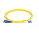 Yellow Color Fiber Patch Cord SC to LC UPC 3 Meters 2 Cores ,3.0MM