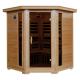 Cedar Wood Dry Sauna Room Far Infrared 4 People Capacity With European Style