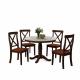 5pcs Dining Room Table And Chair Set For 4 Persons Perfect Complement