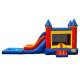 Commercial Inflatable Bounce House Combo / Bounce House Wet Or Dry Combo