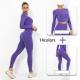 14 Colors Seamless Yoga Set Clothes High Elastic Sweat Wicking Hip Lift Sports Suit