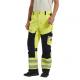 High Visibility Color CVC Flame Resistant Safety Trousers With Reflective Tapes