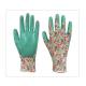 Small Hands Green Nitrile Dipping Protective Gardening Gloves