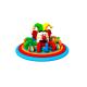 Inflatable Fun City  Colorful Clown Inflatable Fun City Kids 0.55mm Pvc Jumping Castle Combo