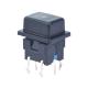 Momentary Illuminated Tact Switch IP40 with PA66 / PPA Actuator