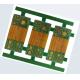 4 Layer Rigid Flex Circuit Board With FR4 High TG And PI With ENIG Finish 4mil Line