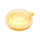 ABS Plastic Dental Retainer Box Case Round Shape With Transparent Lid