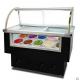 200L Commercial Ice Cream Dipping Cabinet 53 Gallon 220V 110V