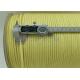 Braided Aramid / Kevlar Fiber Heat Resistant Rope High Strength Fire Retardant