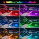 Night Parties Led Ambient Lighting Car Four Mode Bluetooth Interior Car Ambient Lighting