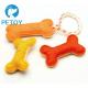 Bone Shape Chew Durable Pet Toys Customized Color For Dog Tooth Cleaning