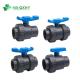 Pool Swimming Pipe Plastic PVC Single True Union Ball Valve with Manual Driving Mode