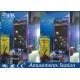 Indoor Ski Simulator Machine / Coin Op Arcade Machines Alpine Racer Colorful Vision