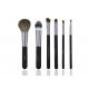 Soft 6 Piece Travel Makeup Brush Set Professional Of Synthetic Hair