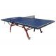 Red Leg Midsize Table Tennis Table For Recreation , Inside Ping Pong Table With
