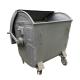1100l 1100liter Street Outdoor Large Trash Waste Metal Galvanized Stainless Steel Garbage Can With Wheels