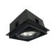 Square One Head AR111 Trimless LED Downlights With Iron / Aluminium Downlight Holder