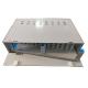 Grey 48 Port Patch Panel 2U SC Fiber Optic Distribution Box Rotation Type