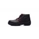 Cow Leather Upper Soft Sole Safety Shoes High Cut Pu Injection For Women