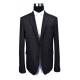 Black Printed Suits For Mens Patterned Suit Jacket Slim Fit OEM Service