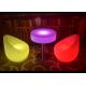 No Folded LED Light Furniture Light Up Chairs And Tables For Decoration