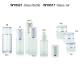 Moisturiser Round Clear Frost Glass Lotion Bottles 100ml 200ml For Personal Care