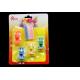 Cute Spiral Birthday Candles Sets With Racing Plastic Holder Dripless Unscented