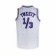 Mens Competition Clothing , Basketball Trainning Jersey Custom Logo White Black