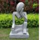Professional Small Modern Abstract Stone Sculpture Hand Carved For Garden