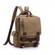 Slim Trendy Travel Backpack School Bag For College Students Vintage Style