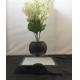 square base rotating magnetic floating levitate air bonsai flowerpot pot