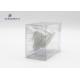 Rigid Clear PVC Packaging Boxes Plastic Clear Boxes With Clear Tray Inside 8.6cm