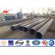 69KV 8KN 15M Two Sections Octagonal Galvanized Steel Pole Steel Transmission Poles