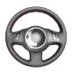 DIY Leather Custom Black Car Steering Wheel Cover For Fiat 500 2007 2008 2010 2011 2012 2013 2014 2015 500e 500C 2016 2017 2018