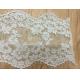 Jacquard Lace border for Wedding dress  Cord lace edge in Ivory Color