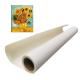 Waterproof 220gsm Matte Polyester Canvas Roll For Digital Printing
