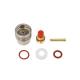 TIG ACCESSORIES Gas Lens Wedge Collet and Pyrex Glass Nozzle for WP9 20 Welding Torch