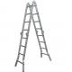 Standard  Aluminum Step Ladder 150kg Max Loading Aluminum Folding Ladder