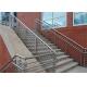 Custom OEM Stainless Steel Railing Rod Fittings Design For Balcony / Terrace