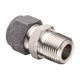 Fractional Tube NPT Compression Tube Fittings High Hardness Straight Male Connectors