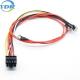 Molex 4.2mm 5557 2*4 8 Pins Custom Wire Harnesses and Cables With M4 Circular Terminal