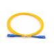 SC / UPC To SC / UPC Single Mode Fiber Patch Cable High Temperature Stability