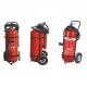 Easy Installation DCP Trolley Fire Extinguisher 25kg For Industry OEM / ODM
