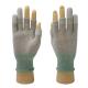 Polyester Antistatic ESD Gloves 3 Fingers Half Work PU Coatd For Industry