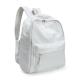 DIY Durable Kids Backpack , Laptop Travel Backpack Natural White Portable Leisure