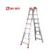 A Frame Aluminium Multi Purpose Ladder 150 Kgs / 330lbs  Load Capacity 4x6