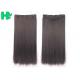 Natural Wave Synthetic Clip On Hair Extensions Straight Soft And Smooth