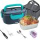 Powerful Heating 1.5L Portable Electric Lunch Boxes Stainless Steel Container  Electric Lunch Box