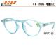 2018 new design reading glasses ,made of plastic, metal silver pins,suitable for women and men