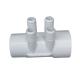 2 Street x 2 Slip x (4) 3/4  Barb Style Plastic  Water Manifold For Home Spas